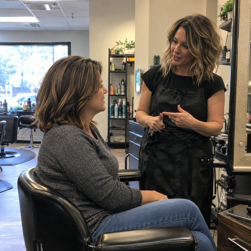 Private design sample hair care photo