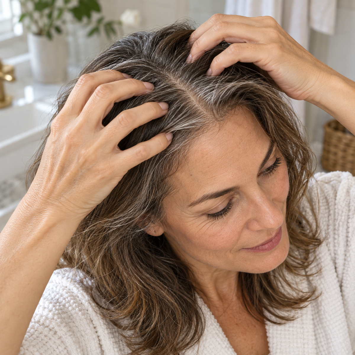 Scalp care illustration