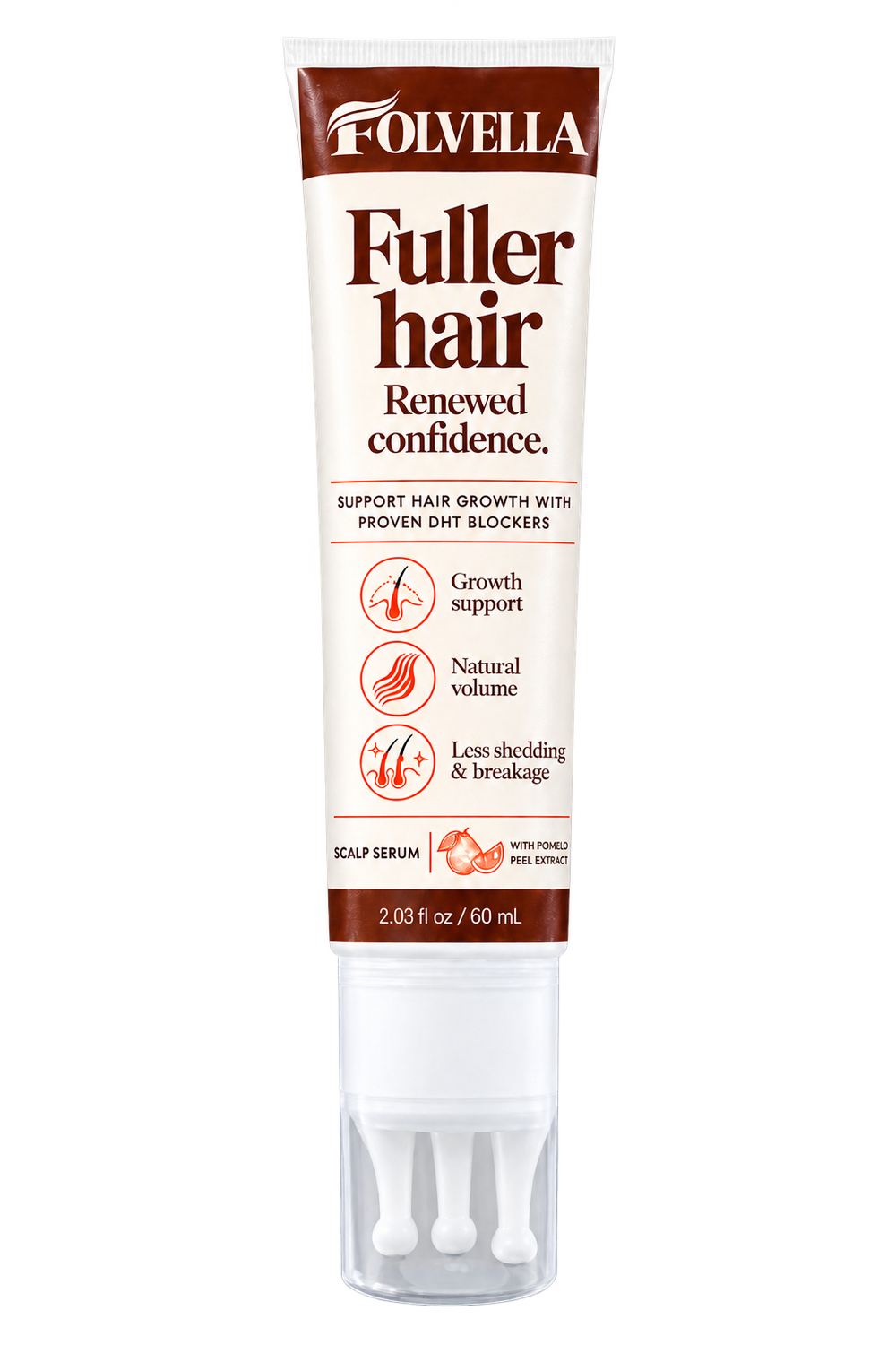 Folvella scalp-care illustration